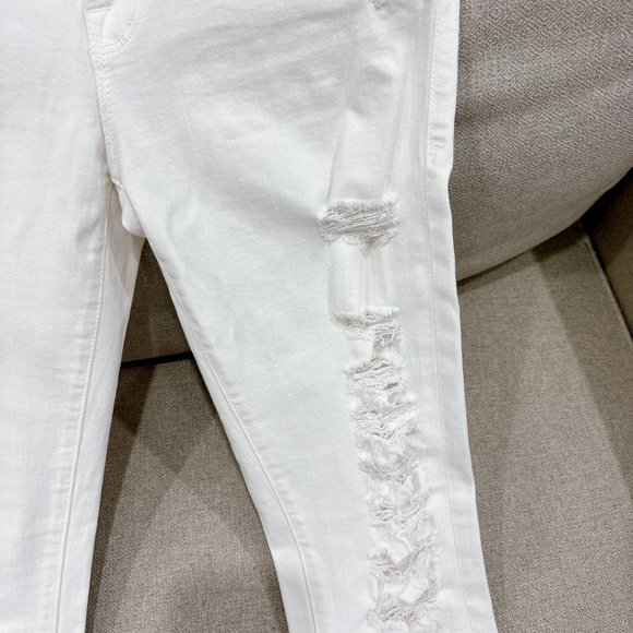 90% NEW WHITE FRAME SKINNY JEANS, SIZE 27 - Picture 8 of 8